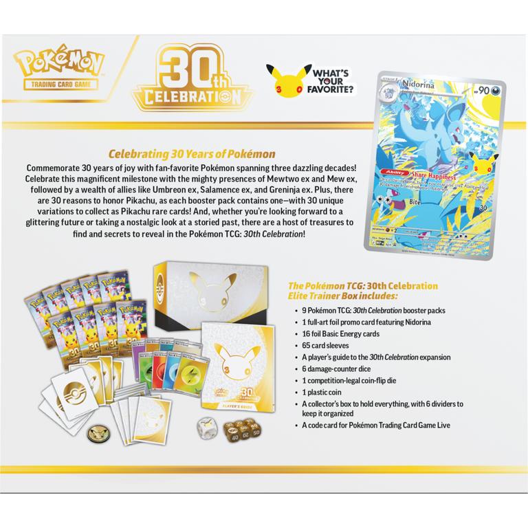 Pokémon TCG: 30th Celebration | Elite Trainer Box | Pokémon