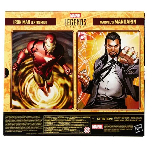 Marvel Legends Iron Man (Extremis) & Mandarin | 6-Inch Action Figure 2-Pack | Hasbro | Preorder