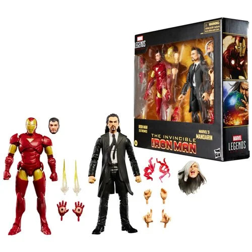 Marvel Legends Iron Man (Extremis) & Mandarin | 6-Inch Action Figure 2-Pack | Hasbro | Preorder