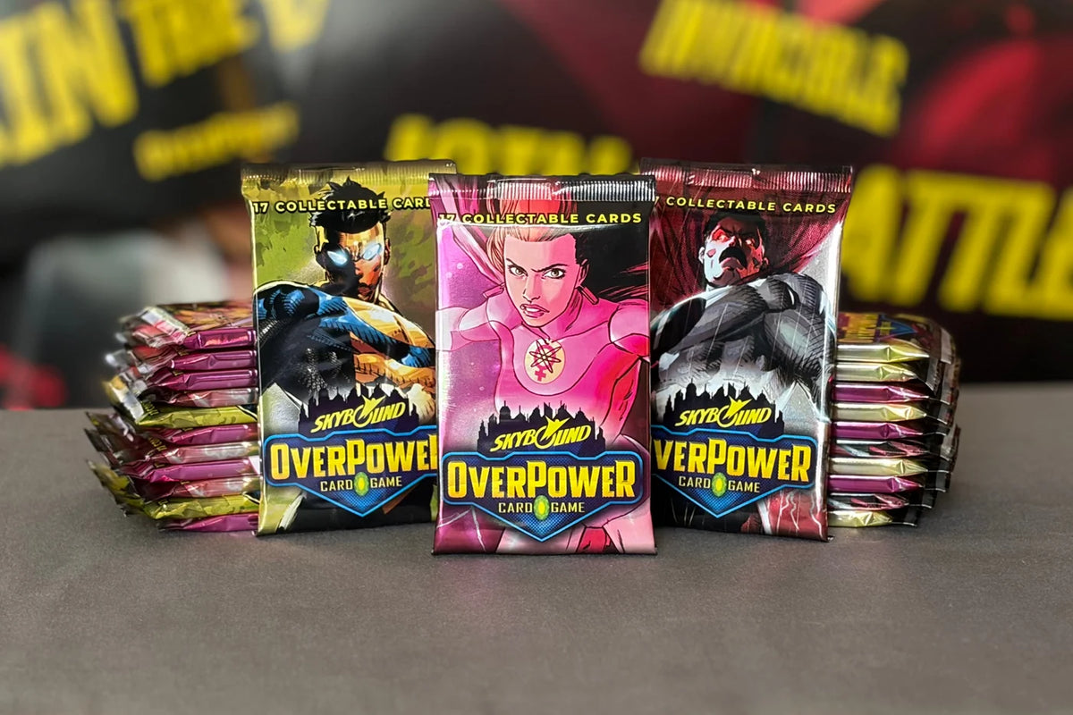 OverPower Card Game | Skybound Invincible & The Walking Dead Booster Pack