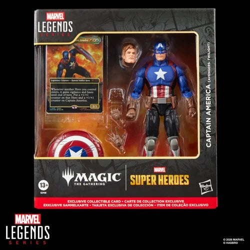 Marvel Legends | MTG Marvel Super Heroes Captain America (Avengers: Twilight) 6-Inch Action Figure | Hasbro | PREORDER