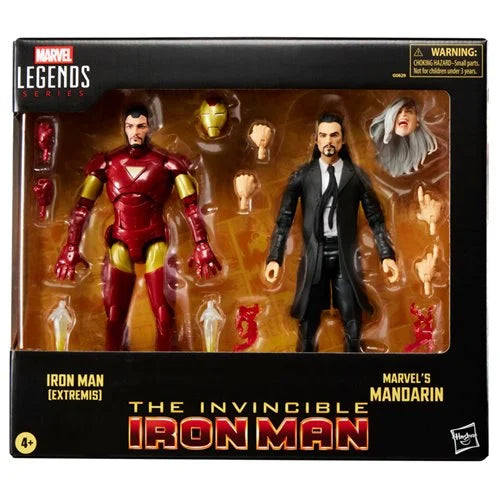 Marvel Legends Iron Man (Extremis) & Mandarin | 6-Inch Action Figure 2-Pack | Hasbro | Preorder