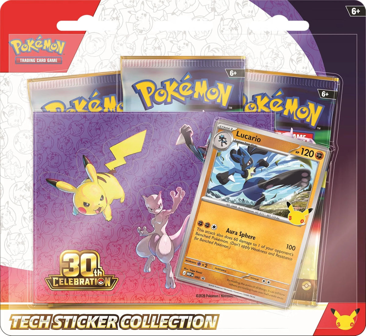 Pokemon TCG | 30th Celebration - Tech Sticker Collection Lucario