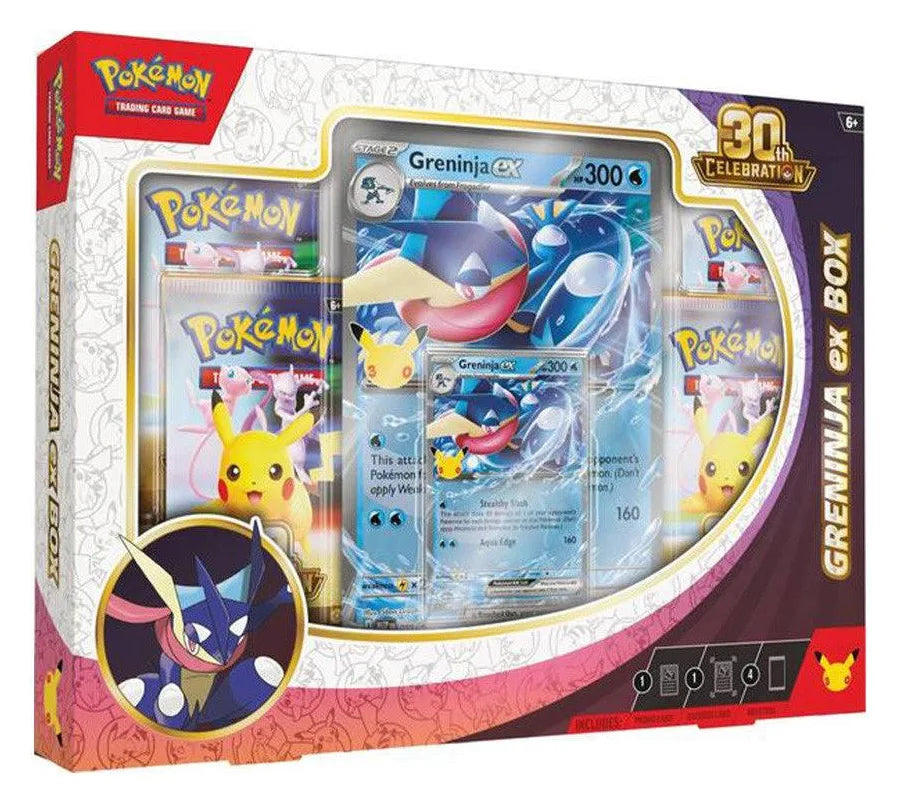 Pokémon TCG: 30th Celebration | Greninja ex Box | Pokémon